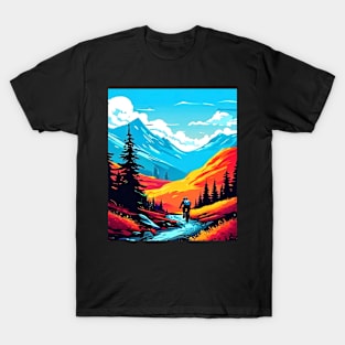 Mountain Biking Trail, Sports Cycling T-Shirt